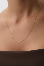 14 Ayar Forse Altın Zincir Kolye