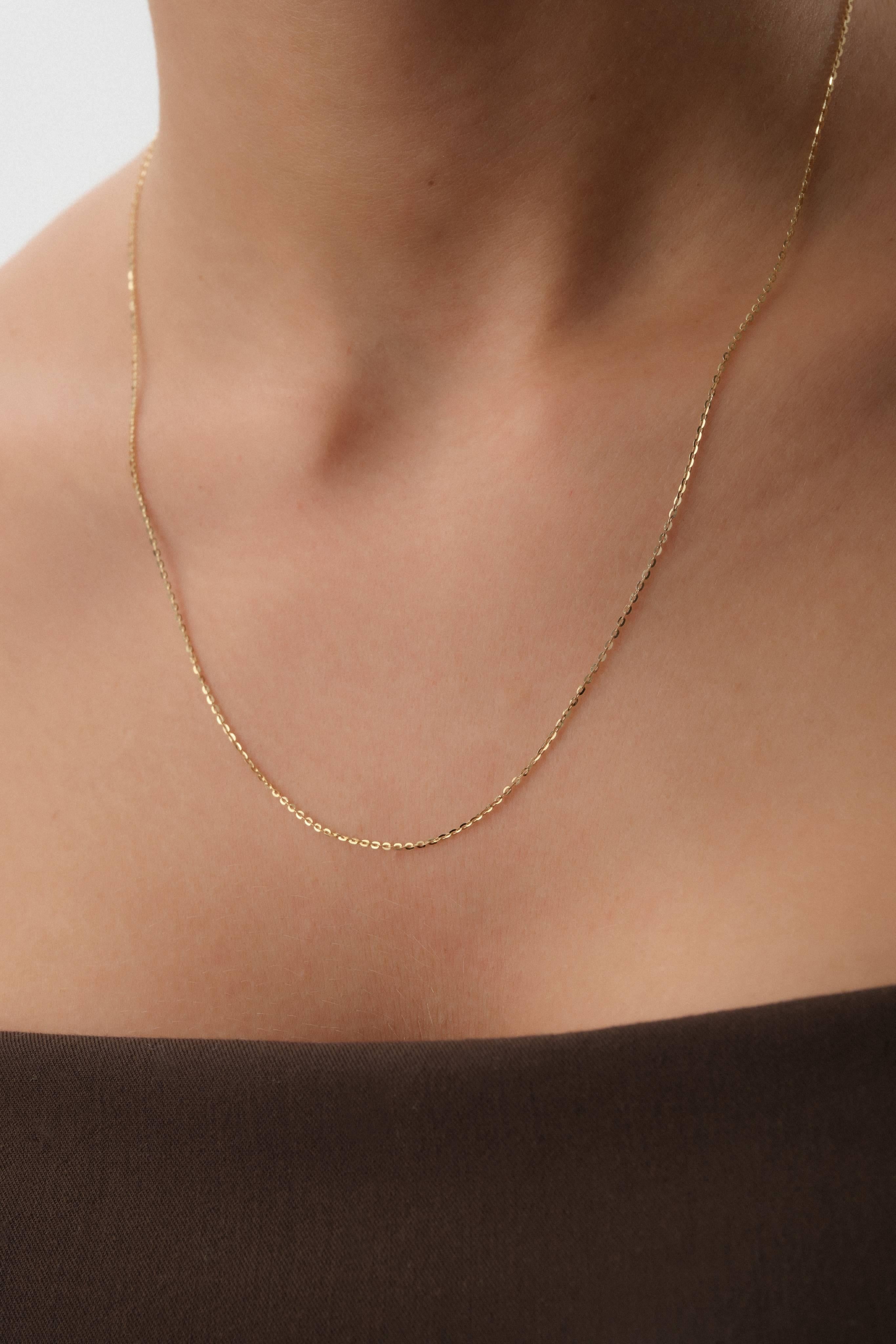 14 Ayar Forse Altın Zincir Kolye