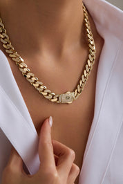 14 Ayar Gurmet Tamamı Taşlı Altın Set (11 MM)