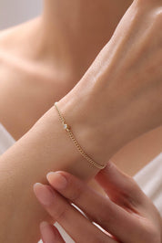 14 Ayar Gurmet Taşlı Altın Kolye