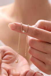 14 Ayar Gurmet Taşlı Altın Kolye