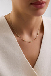 14 Ayar İtalyan Ataç Top Altın Kolye