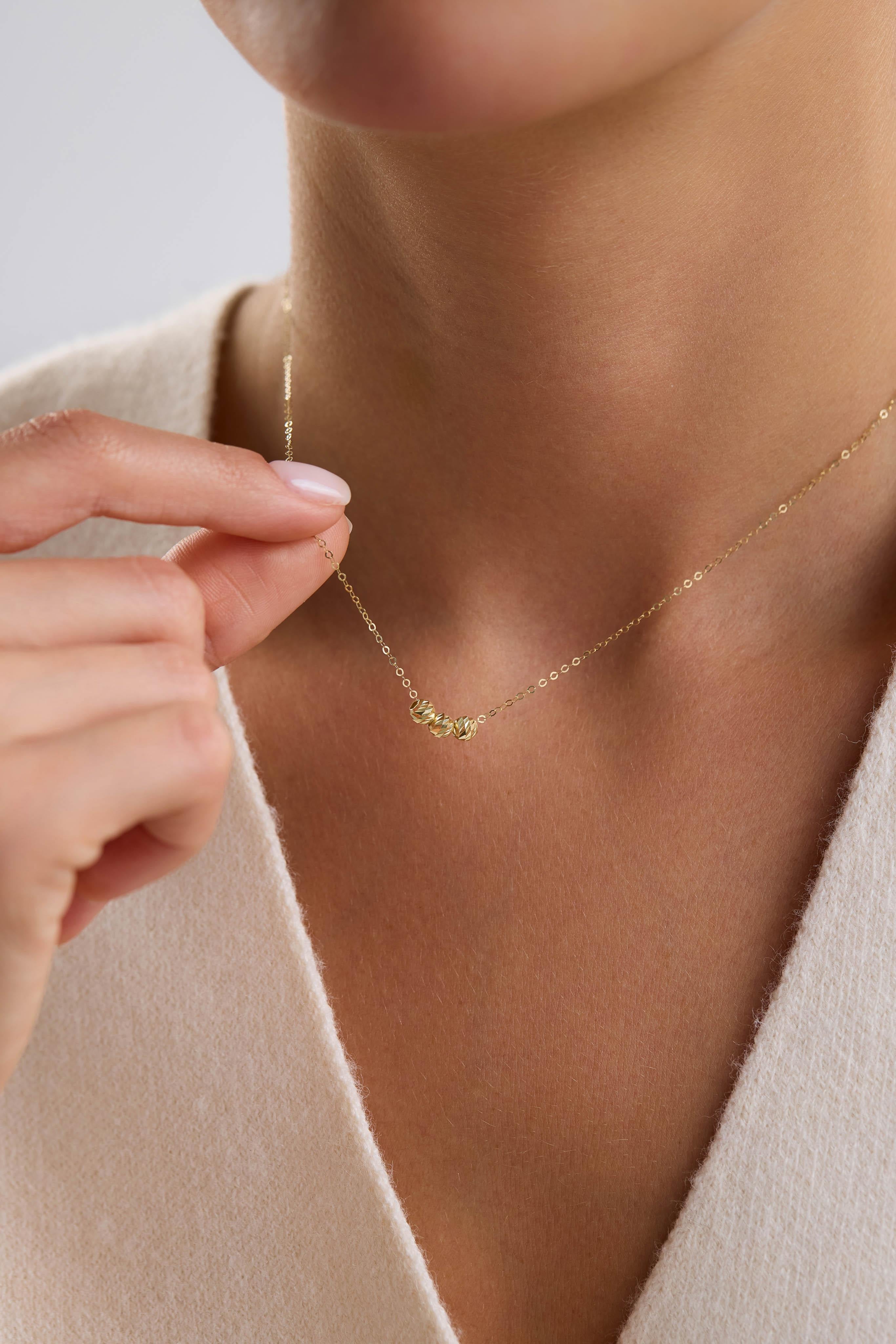 14 Ayar İtalyan Dorika Altın Kolye