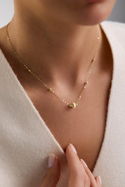 14 Ayar İtalyan Top Altın Kolye