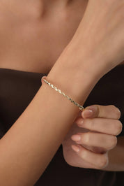 14 Ayar Kalemli Altın Kelepçe