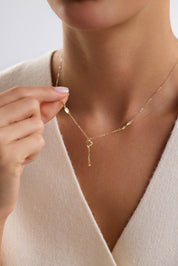 14 Ayar Kalpli Altın Kolye