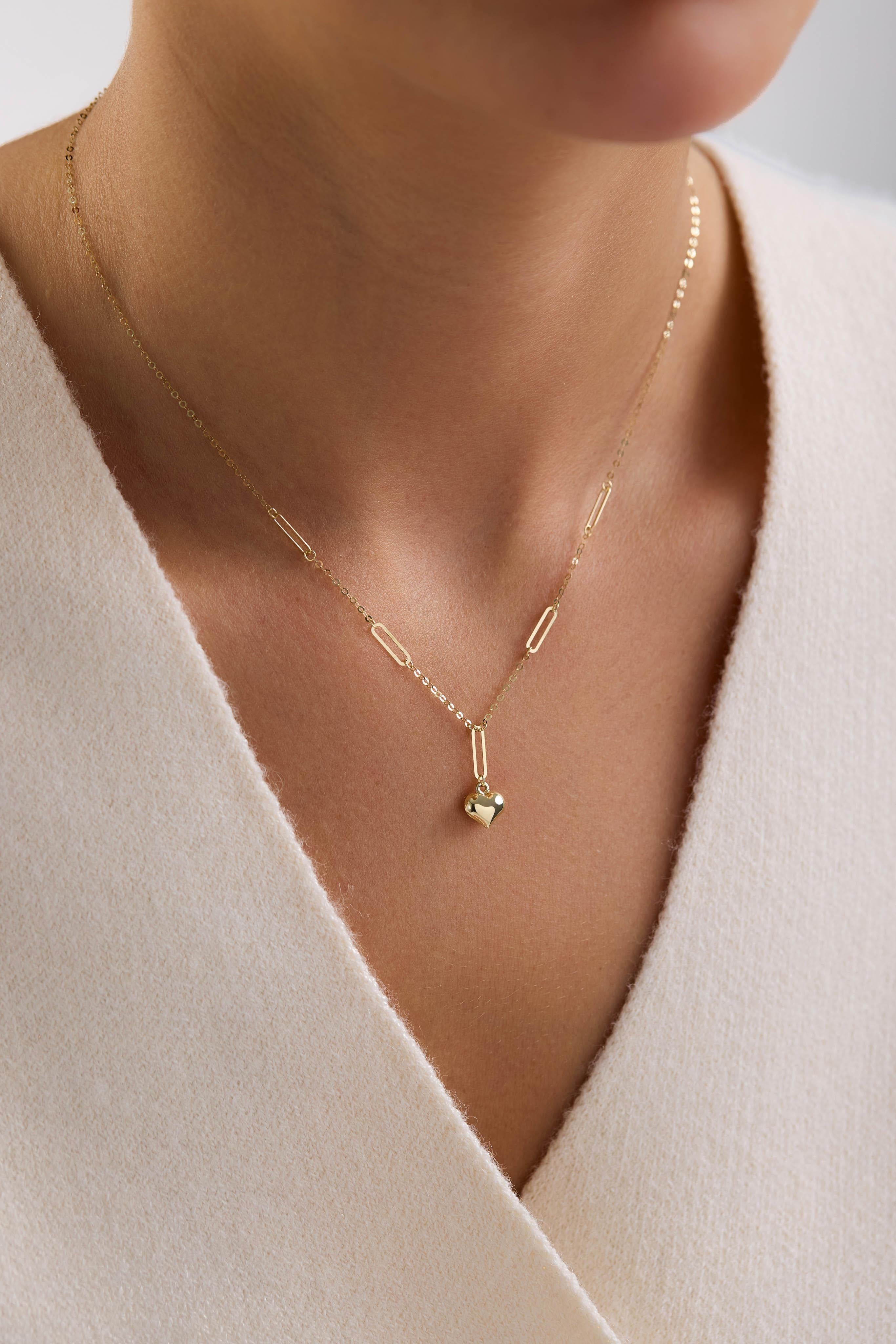 14 Ayar Kalpli Ataç Altın Kolye