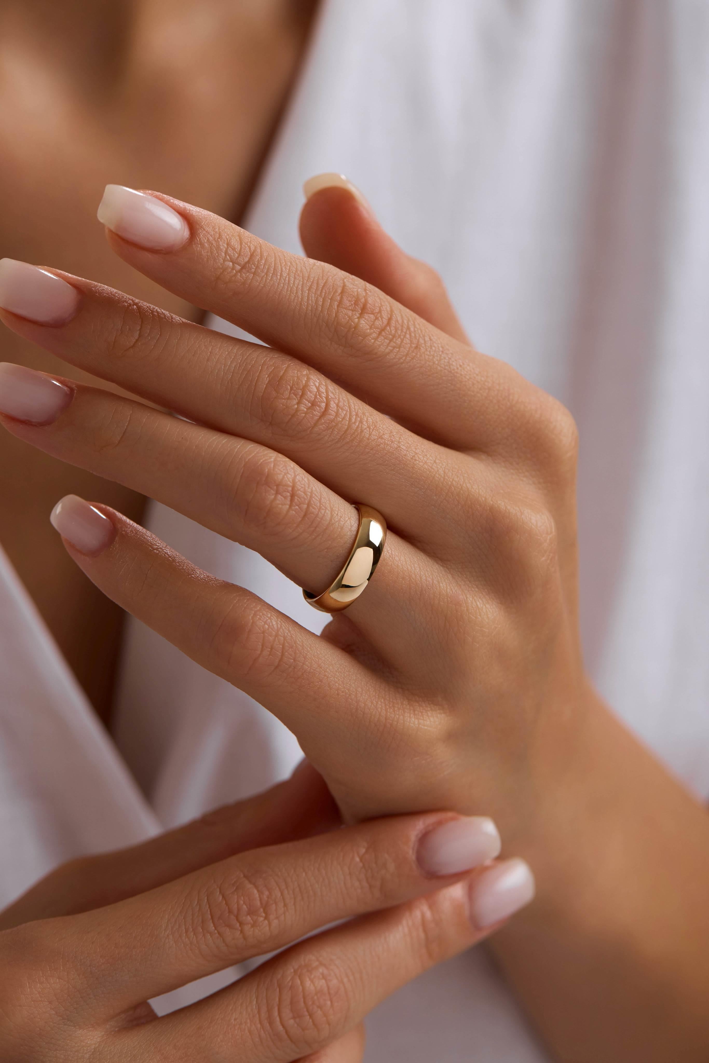 14 Ayar Klasik Altın Alyans (5mm)