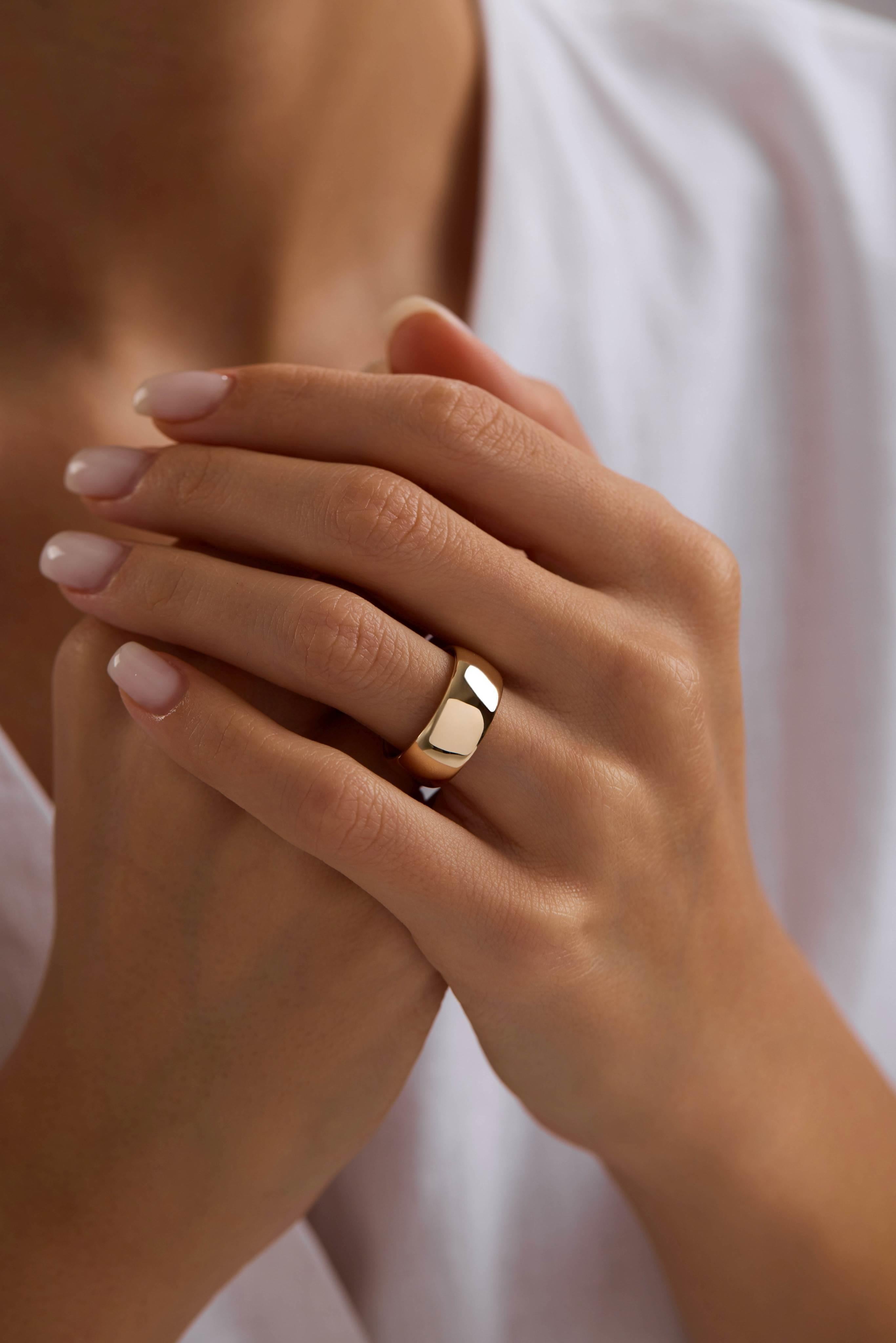 14 Ayar Klasik Altın Alyans (8mm)