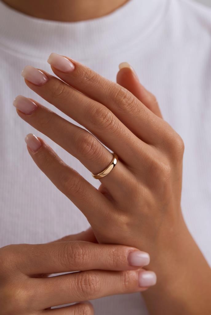 14 Ayar Klasik Köşeli Altın Alyans (3.5mm)