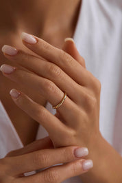 14 Ayar Klasik Simit Altın Alyans