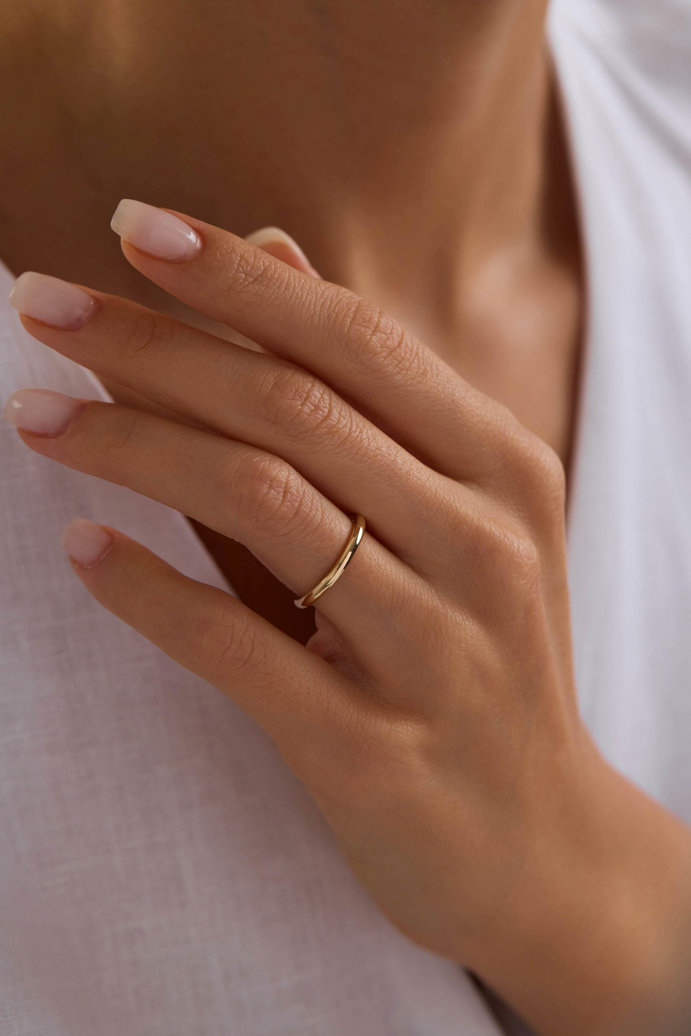 14 Ayar Klasik Simit Altın Alyans