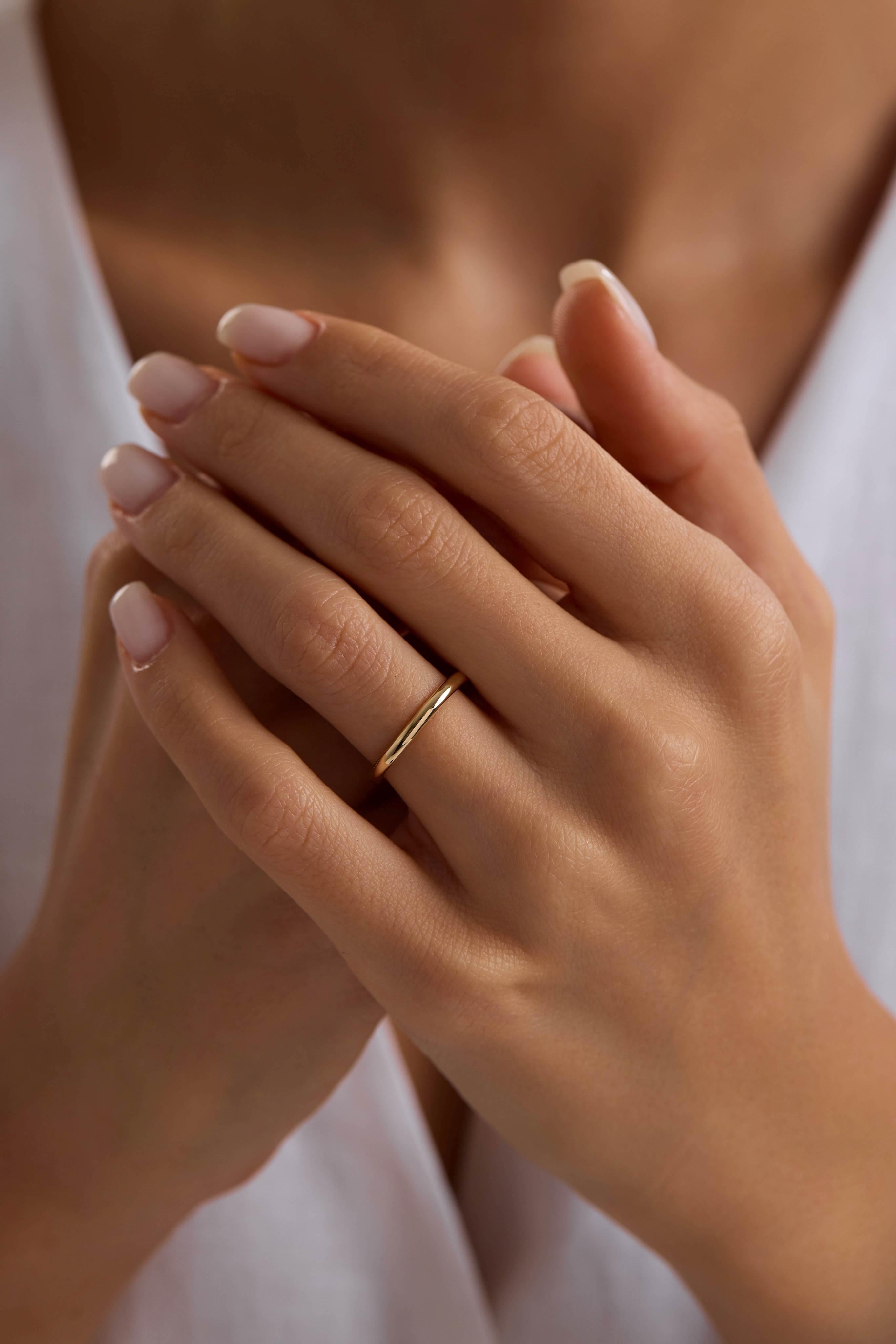 14 Ayar Klasik Simit Altın Alyans