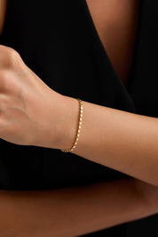 14 Ayar Küp Zincir Altın Bileklik