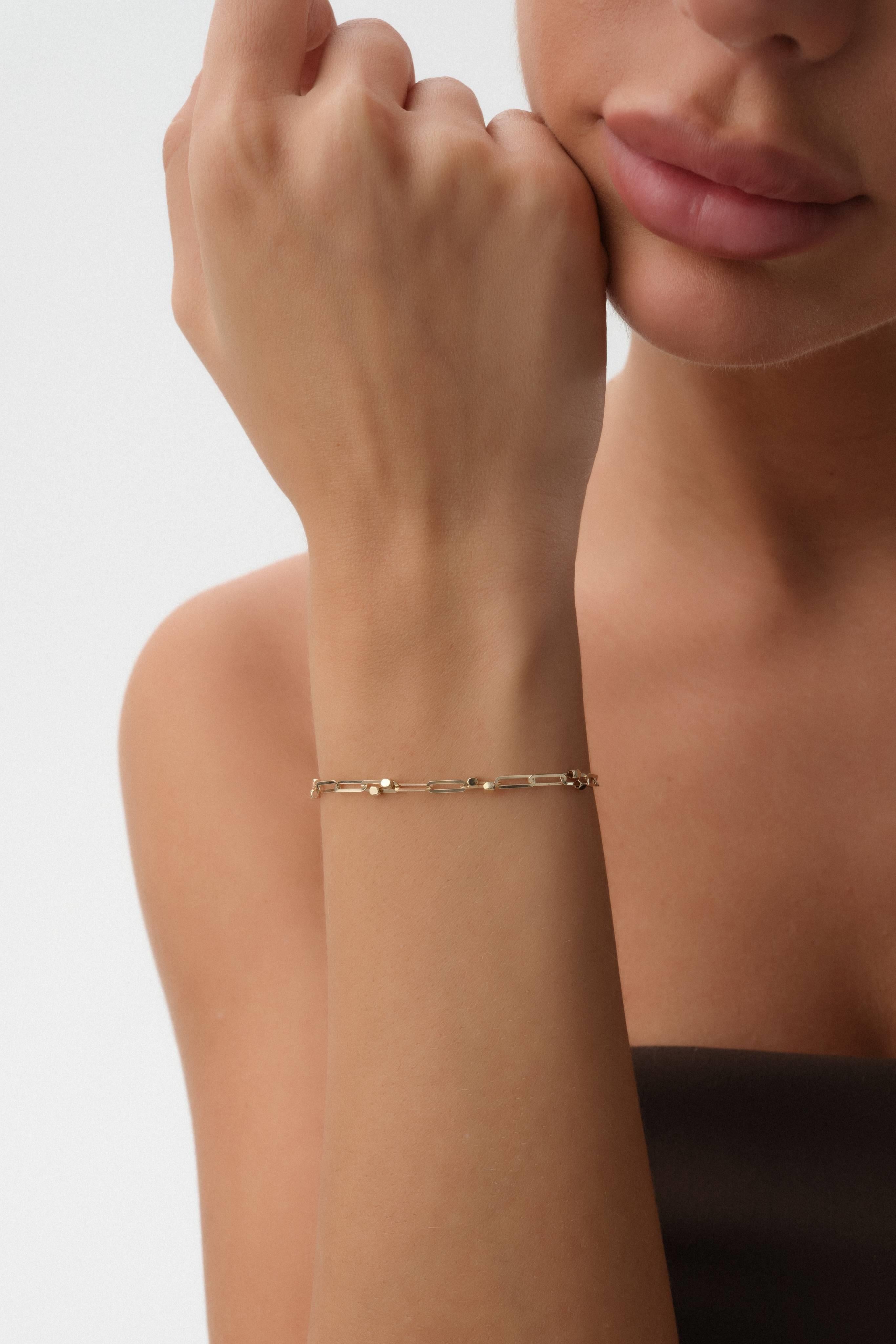 14 Ayar Küplü Altın Ataç Bileklik