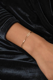 14 Ayar Küplü Altın Ataç Bileklik