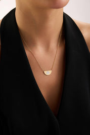 14 Ayar Lotus Altın Kolye