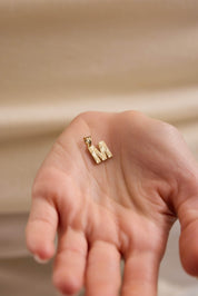 14 Ayar Mini Kalemli Altın Kolye Ucu