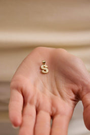 14 Ayar Mini Kalemli Altın Kolye Ucu