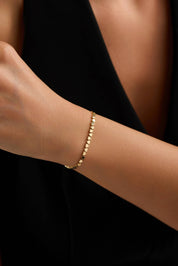 14 Ayar Mini Kalp Zincir Altın Bileklik