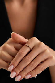 14 Ayar Minimal Altın Yüzük