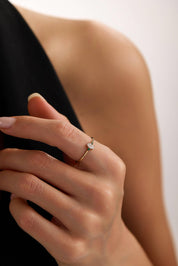 14 Ayar Minimal Altın Yüzük