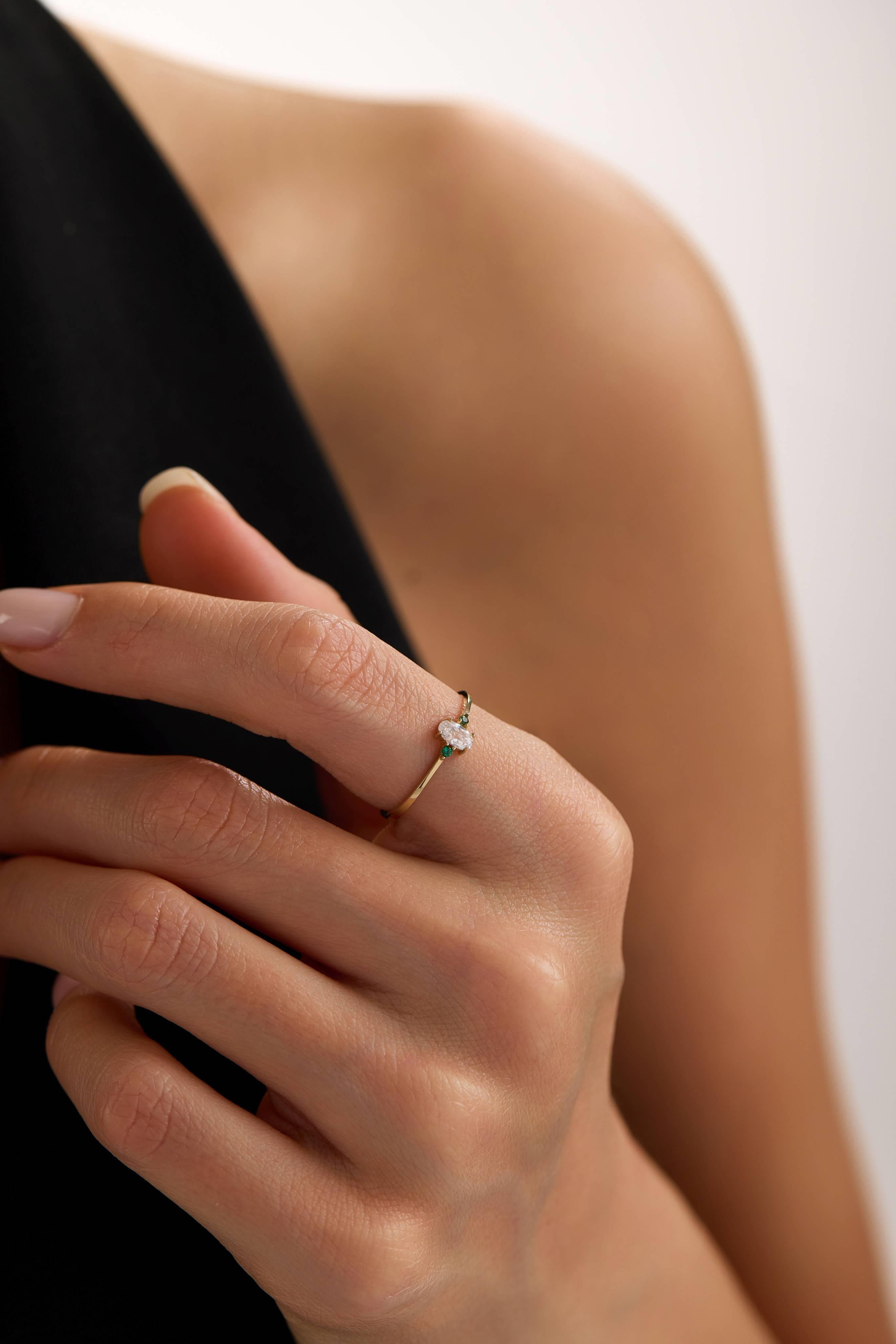 14 Ayar Minimal Altın Yüzük