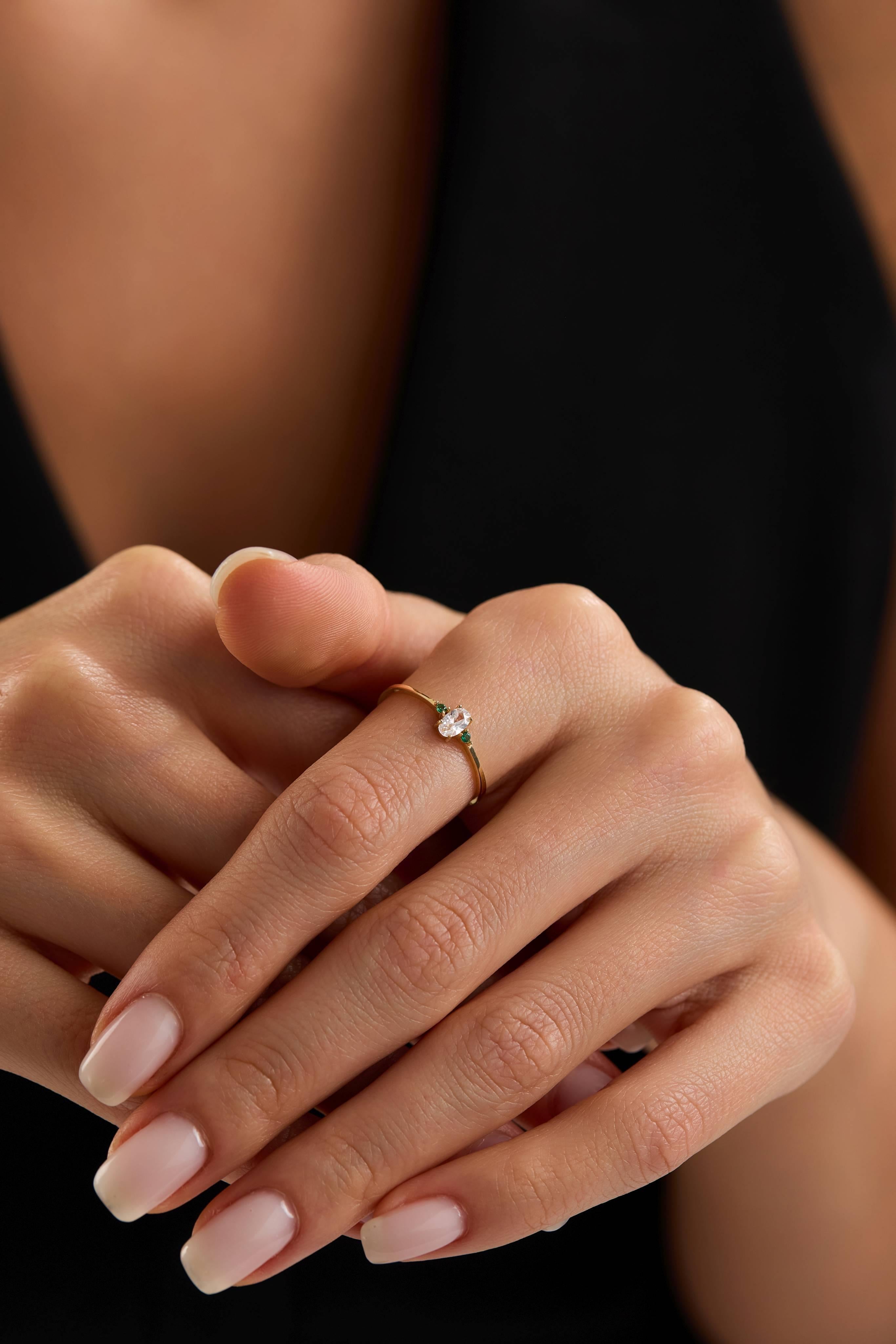 14 Ayar Minimal Altın Yüzük