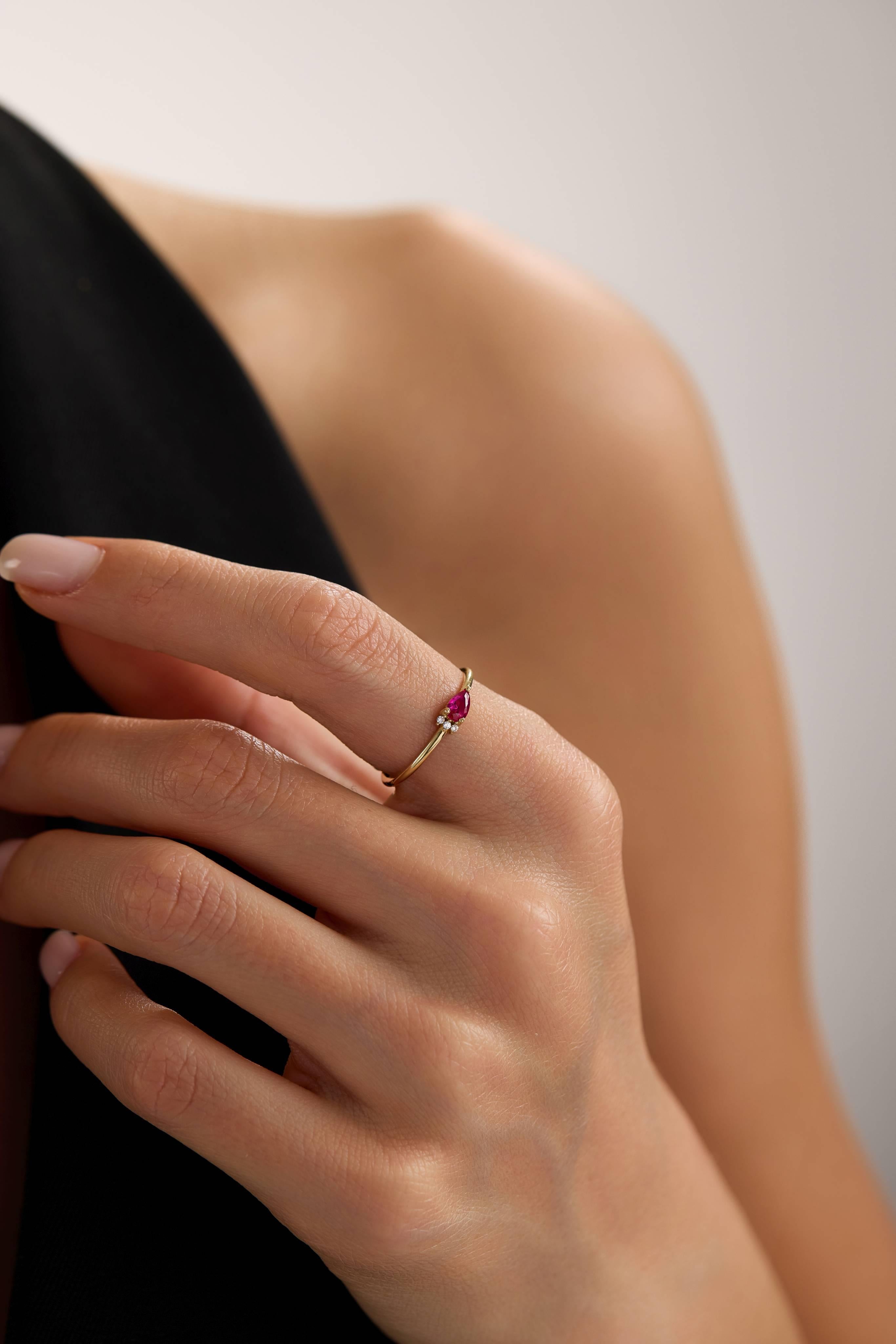 14 Ayar Minimal Altın Yüzük