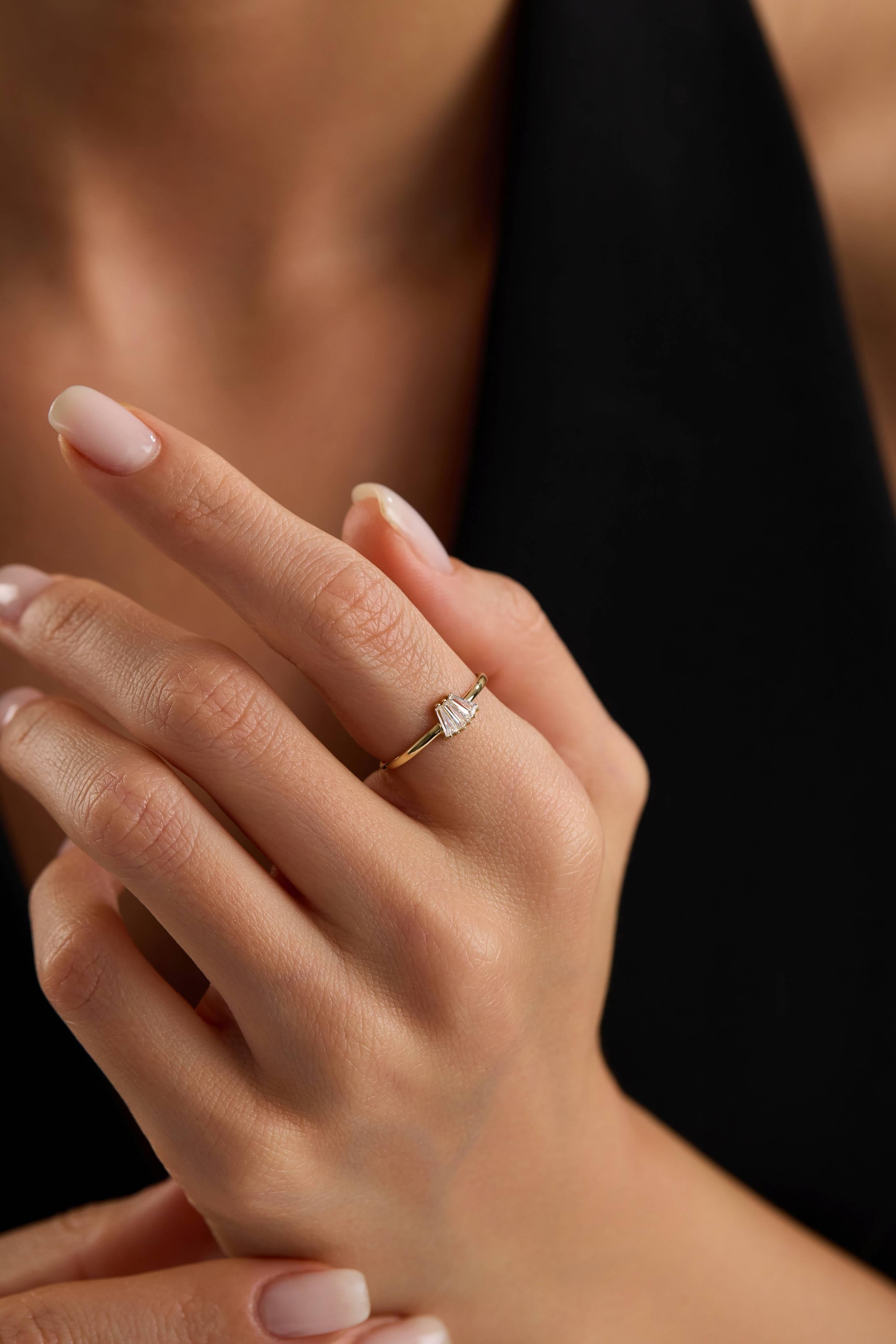 14 Ayar Minimal Altın Yüzük