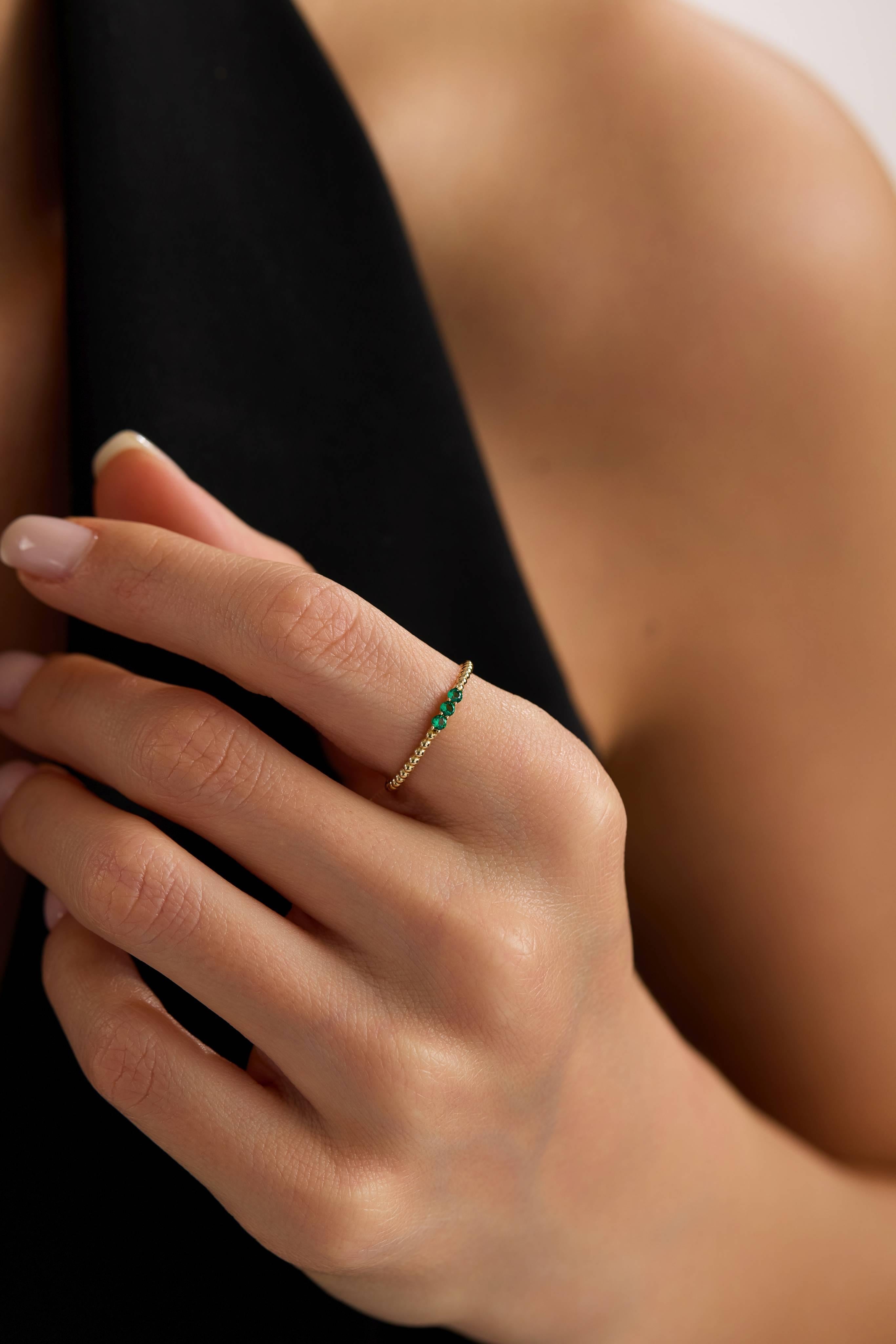 14 Ayar Minimal Altın Yüzük