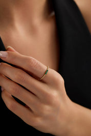 14 Ayar Minimal Altın Yüzük