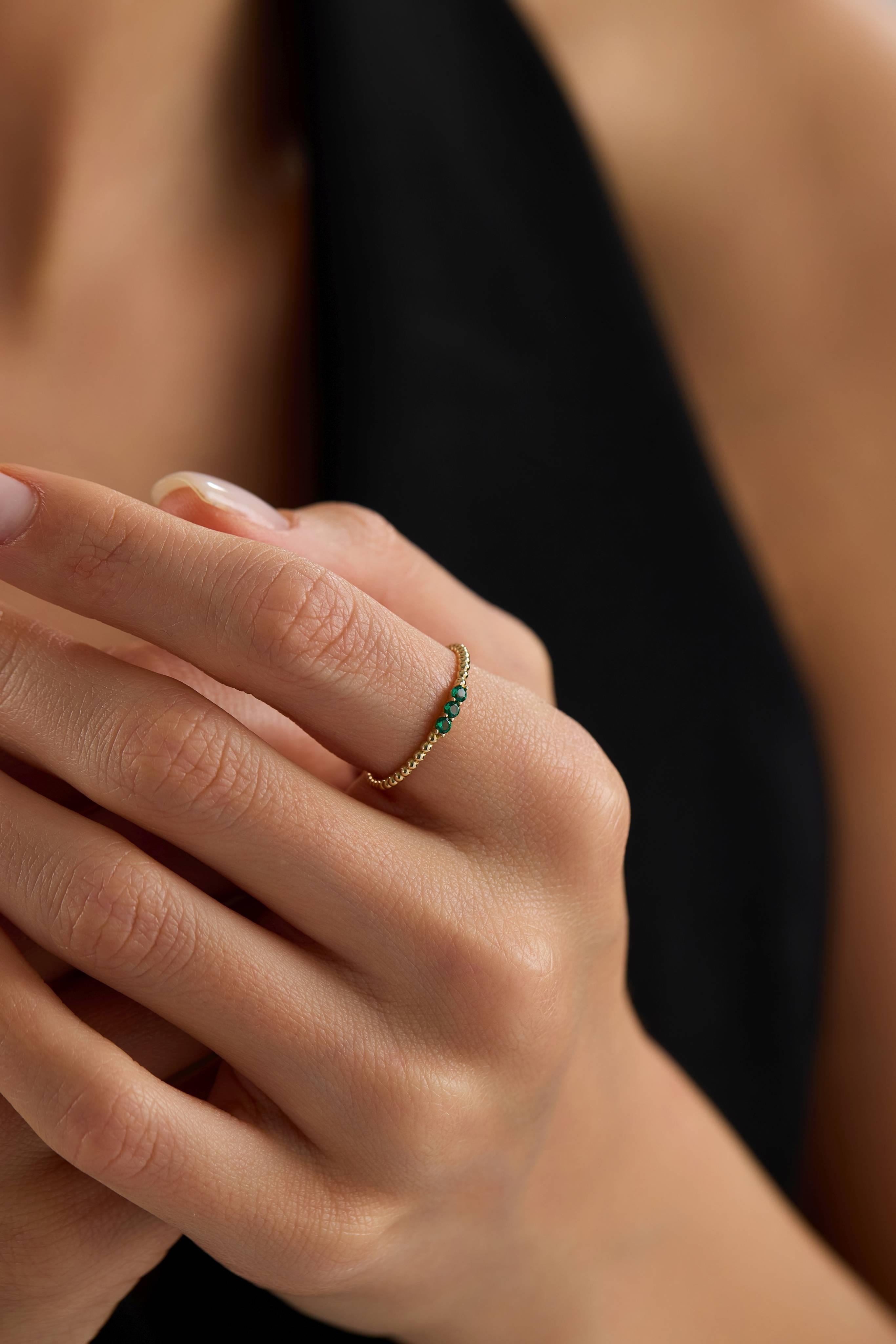 14 Ayar Minimal Altın Yüzük