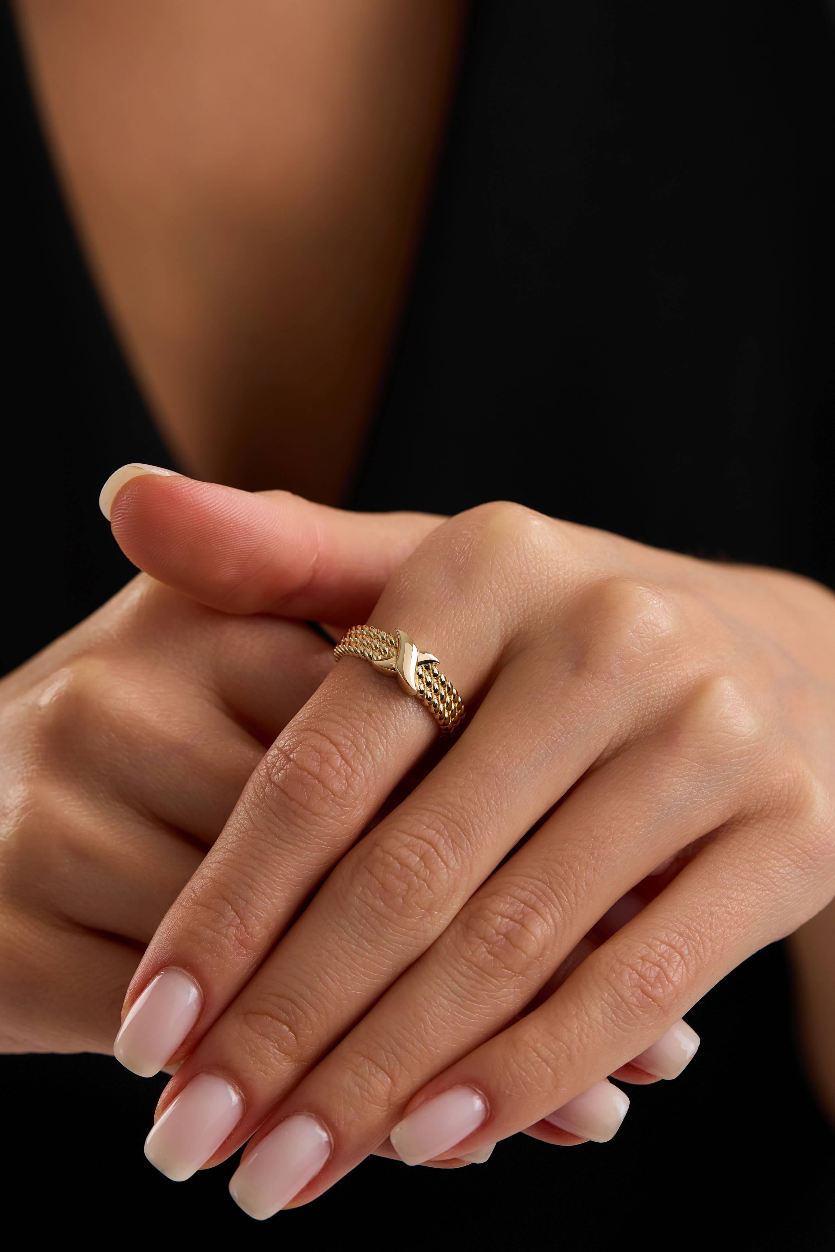 14 Ayar Minimal Altın Yüzük