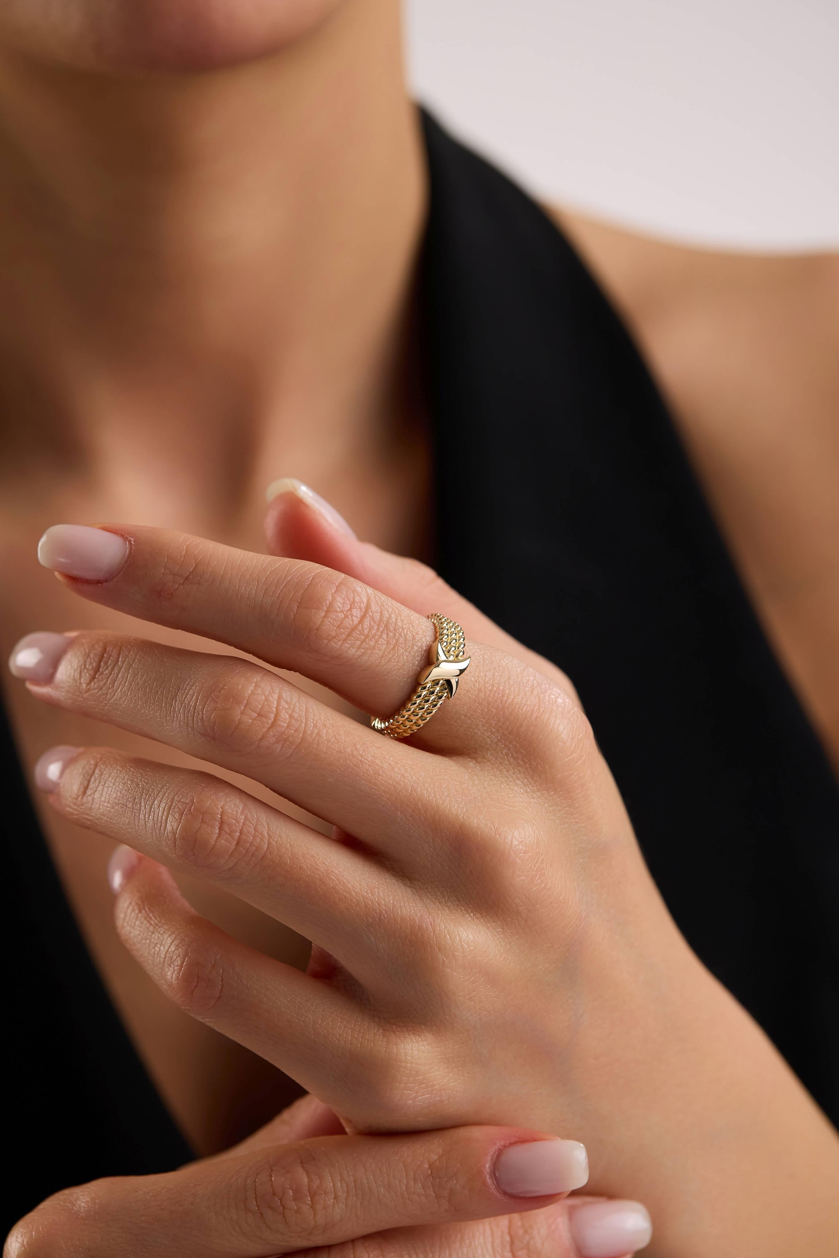 14 Ayar Minimal Altın Yüzük