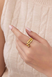 14 Ayar Minimal Altın Yüzük