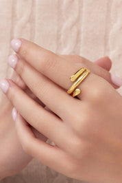 14 Ayar Minimal Altın Yüzük