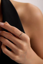 14 Ayar Minimal Altın Yüzük (Renk Seçenekleriyle)