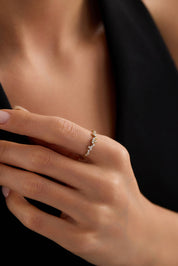 14 Ayar Minimal Altın Yüzük (Renk Seçenekleriyle)