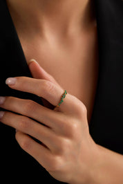 14 Ayar Minimal Altın Yüzük (Renk Seçenekleriyle)