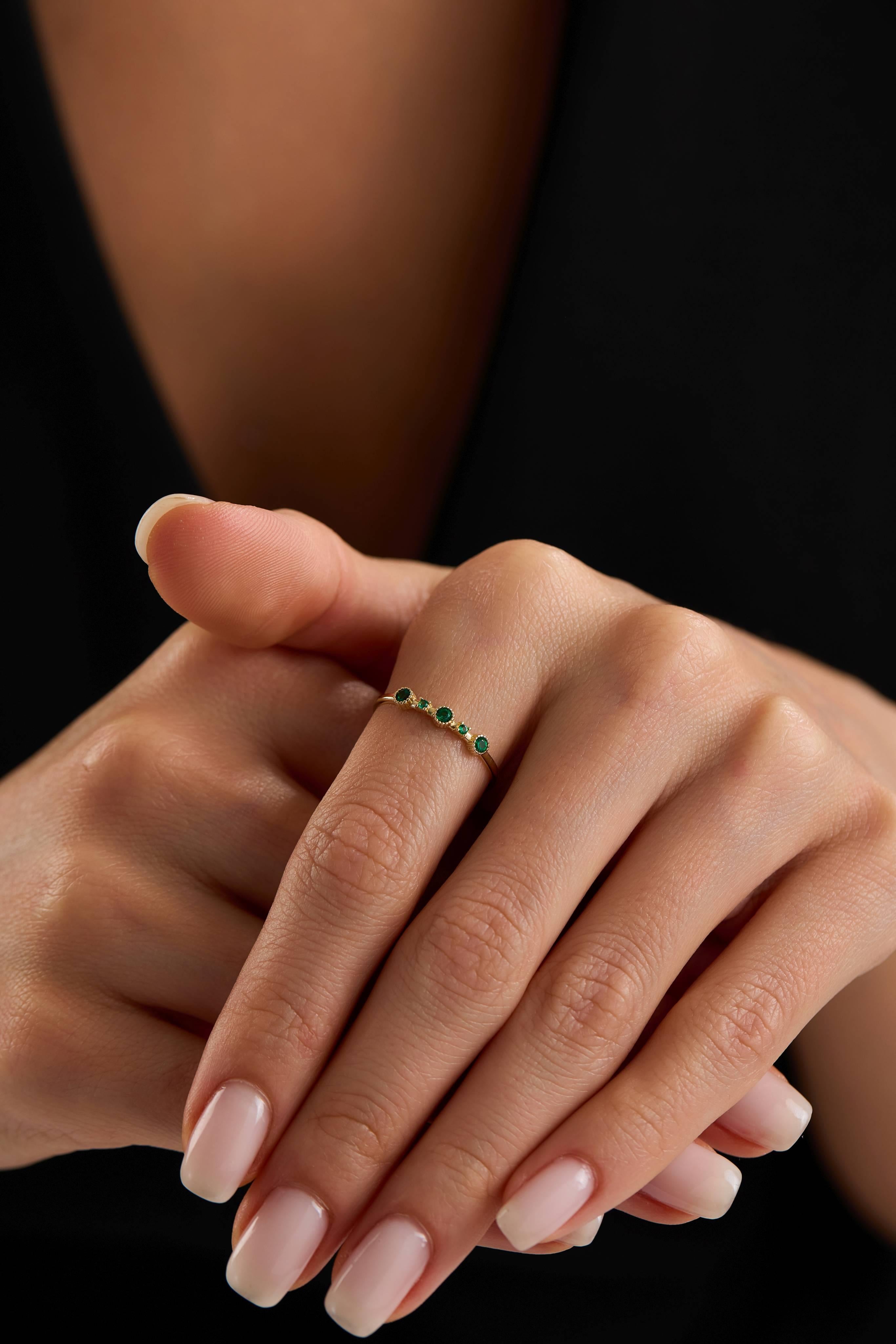 14 Ayar Minimal Altın Yüzük (Renk Seçenekleriyle)