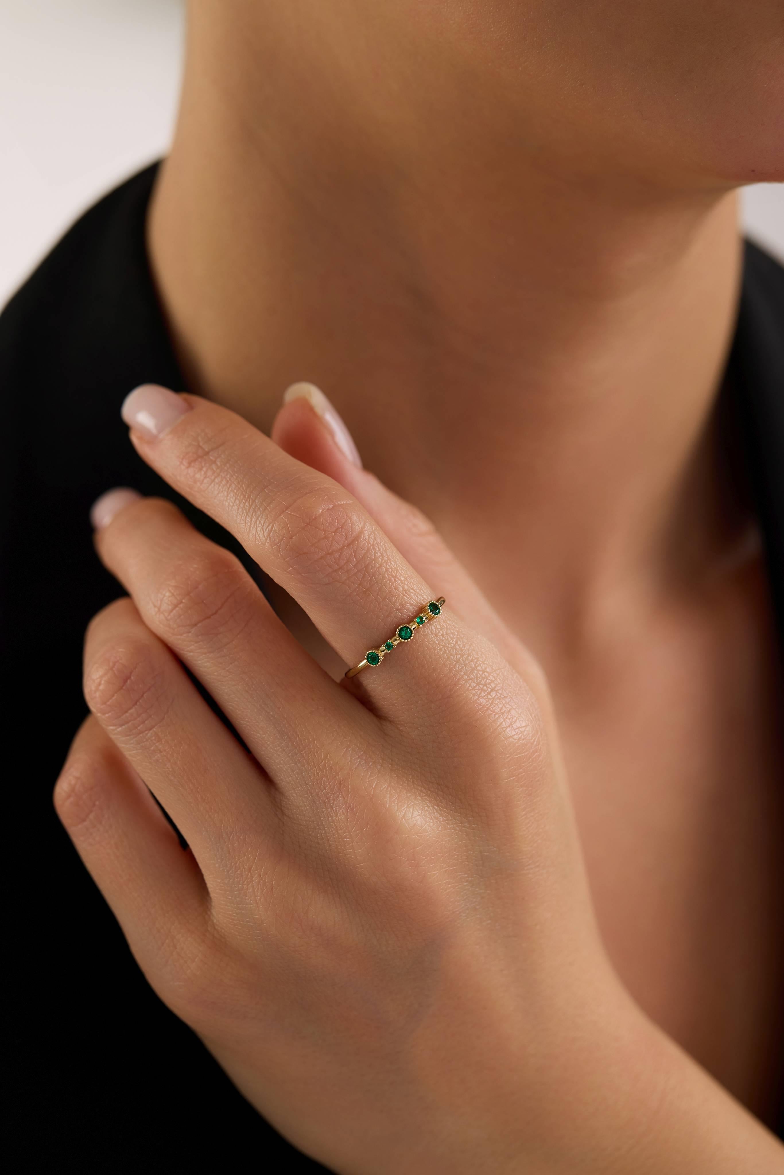 14 Ayar Minimal Altın Yüzük (Renk Seçenekleriyle)