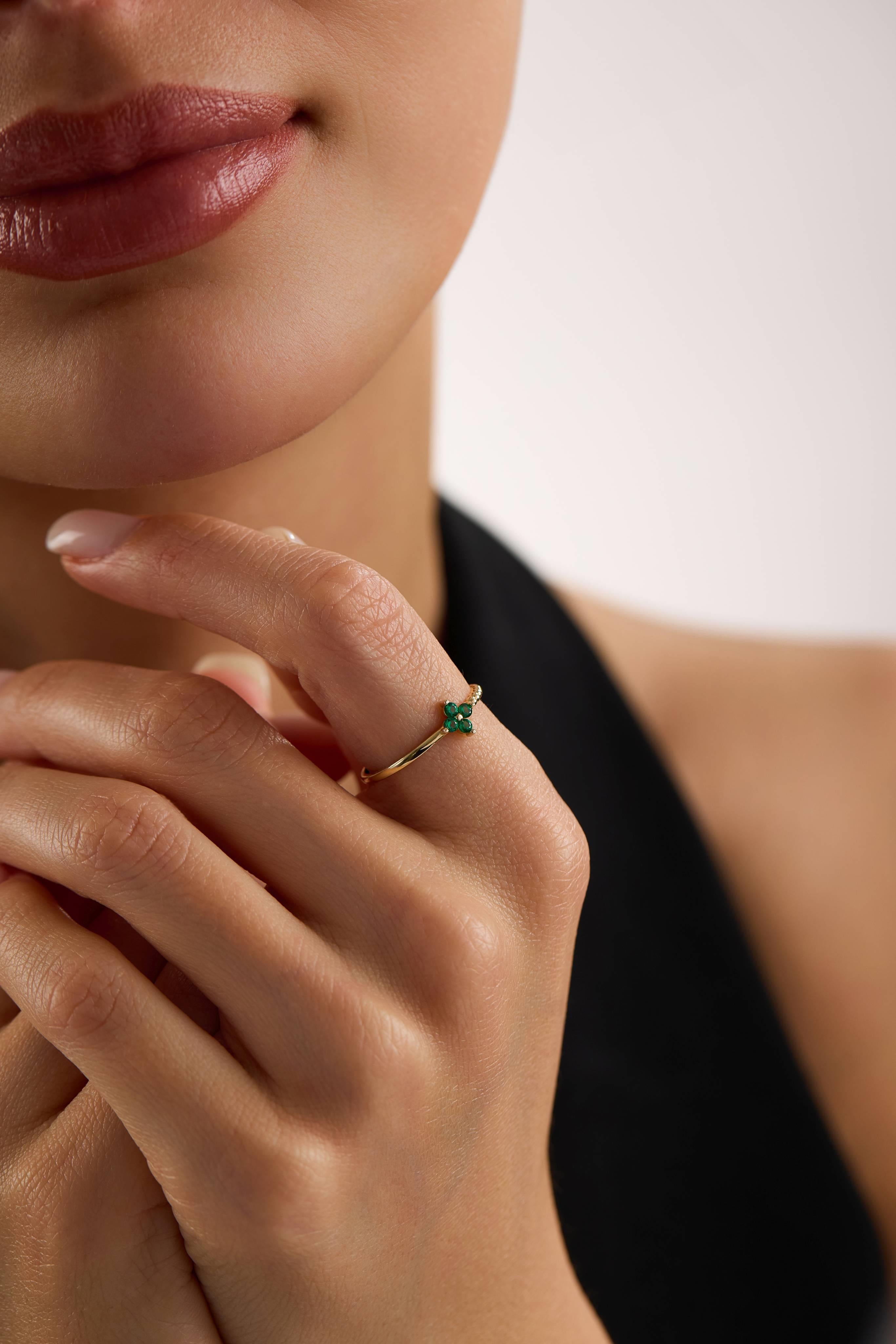 14 Ayar Minimal Altın Yüzük (Renk Seçenekleriyle)