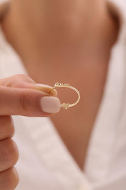 14 Ayar Minimal Love Yüzük