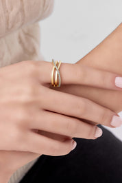 14 Ayar Minimal Sarmal Altın Yüzük