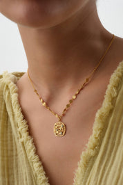 14 Ayar Myra Altın Kolye