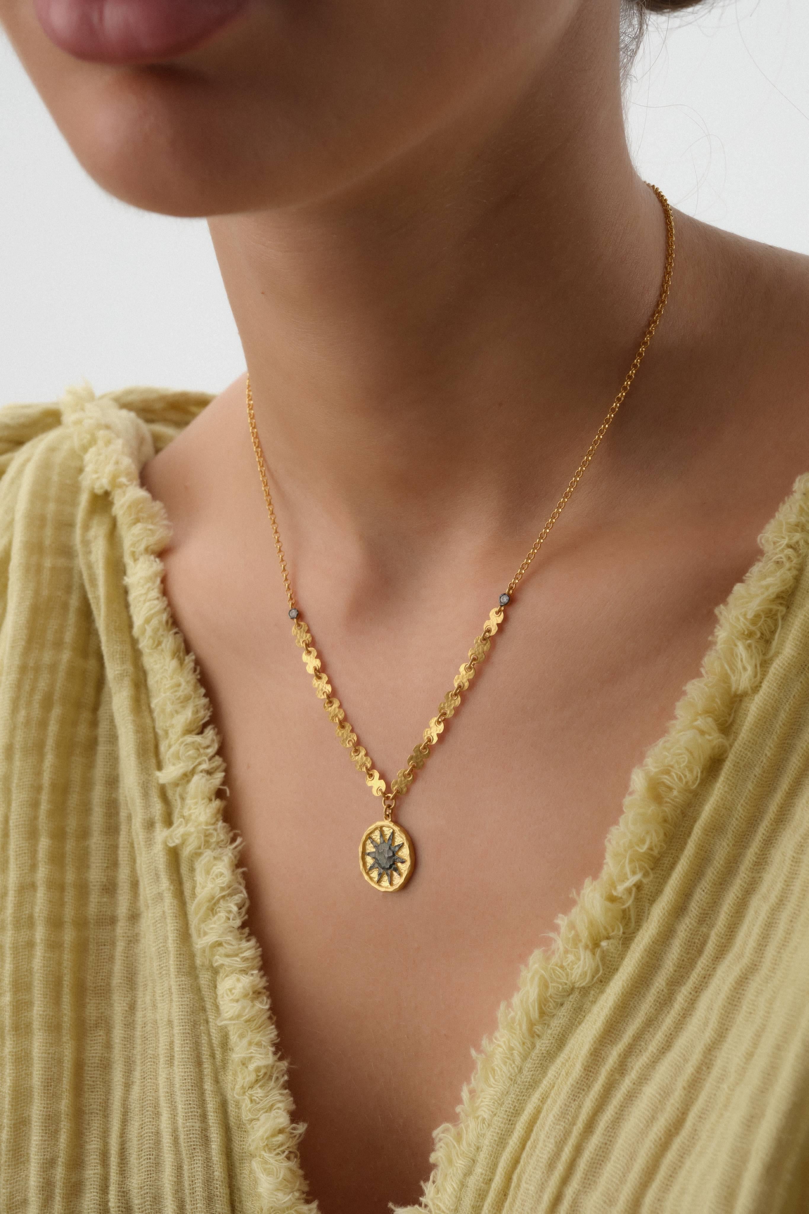 14 Ayar Myra Altın Kolye