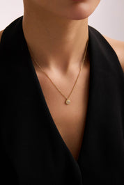 14 Ayar Nazar Taşlı Altın Kolye