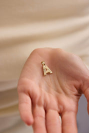 14 Ayar Orta Boy Kalemli Altın Kolye Ucu