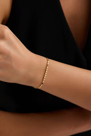 14 Ayar Oval Zincir Altın Bileklik